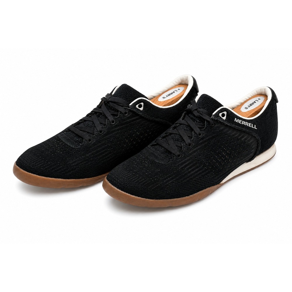 Merrell Civet Sport Breeze Womens Size 8 Black Gum Suede Walking Sneakers J02396 - Picture 1 of 10
